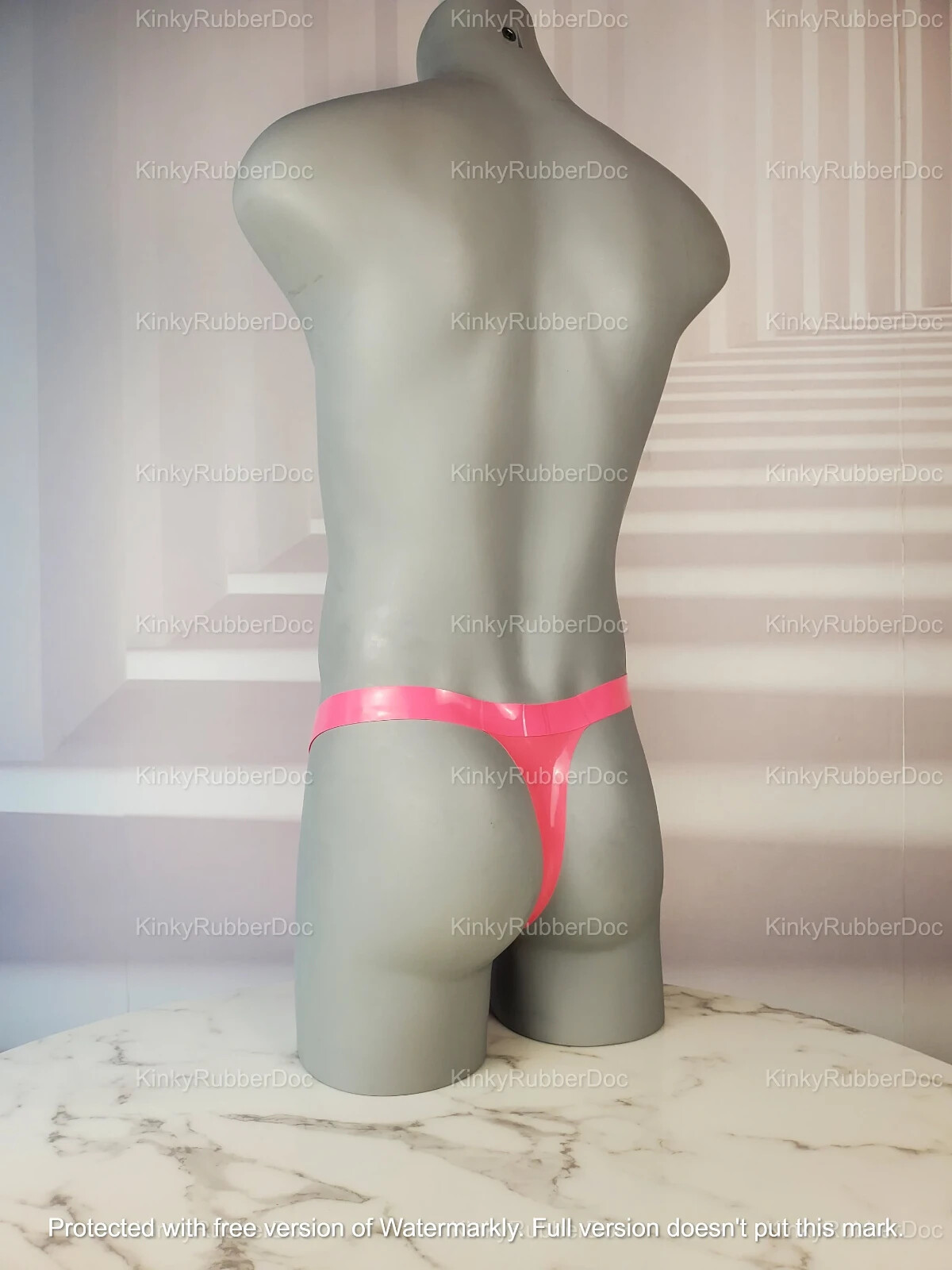 Handmade Latex Rubber Jockstrap or G-String Thong Custom color