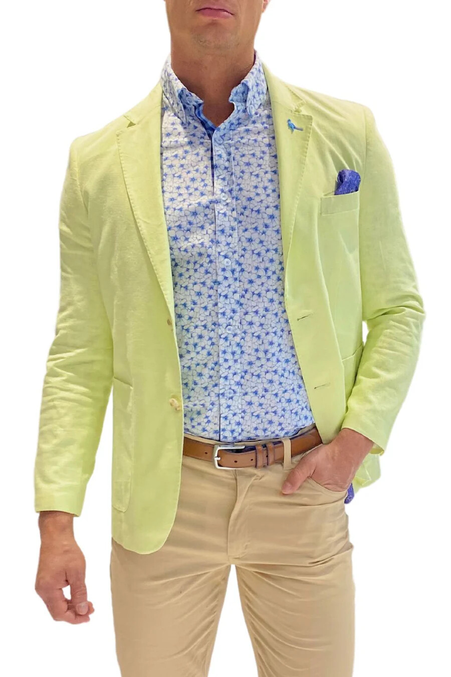 NEW TAILORBYRD $325 CLASSIC FIT LINEN BLEND BLAZER SPORT COAT, 44R