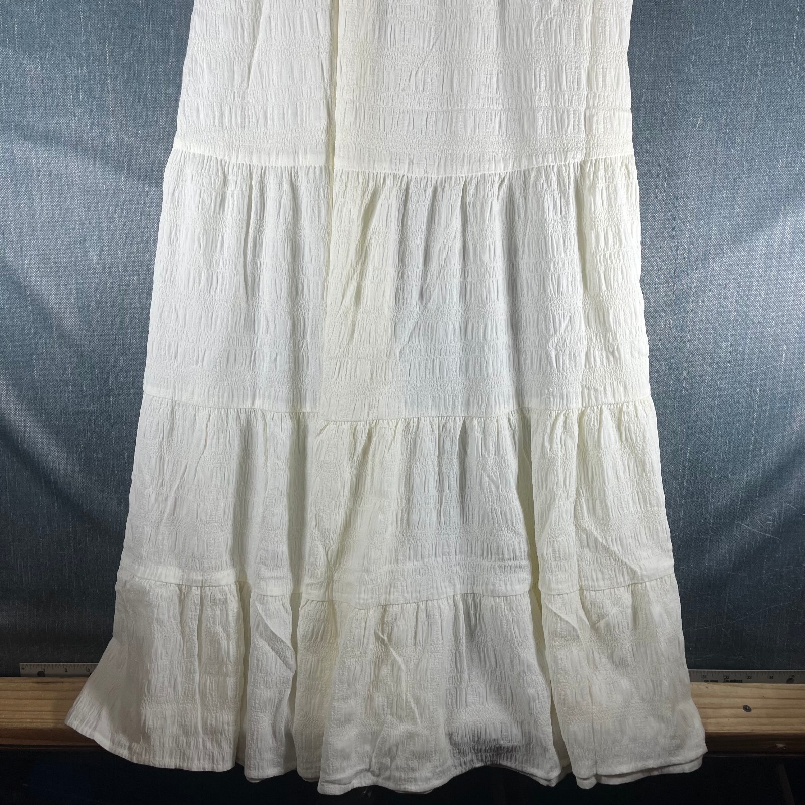 Forever 21 Womens Dress Size M Polyester Blend Spaghetti Strap Beige
