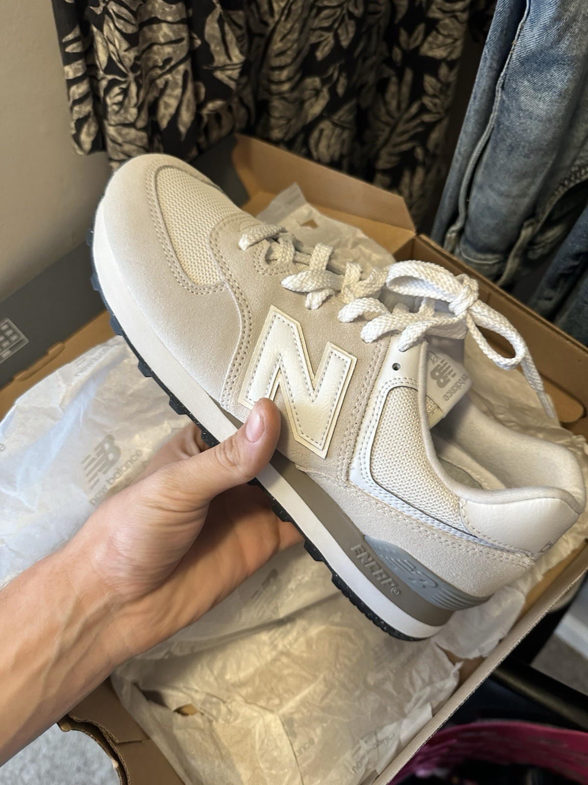 New Balance 574 Core Pack Nimbus Cloud/Grey/White Men’s Low Top ML574EVW