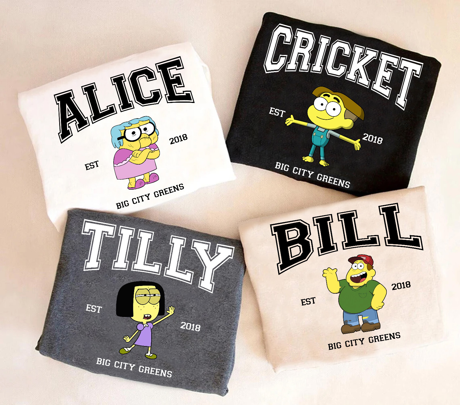 Disney Channel Big City Greens ESt 2018 Character Unisex Adult Kid Shirt 800241