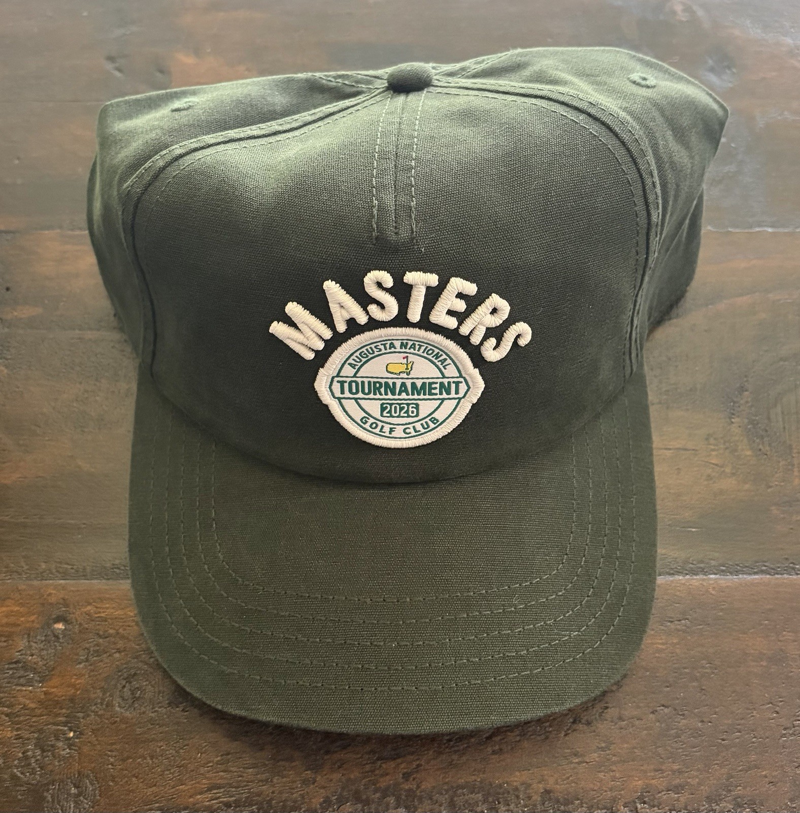 OFFICIAL MASTERS Adjustable Navy Blue Masters Augusta National 2026 Hat NWT