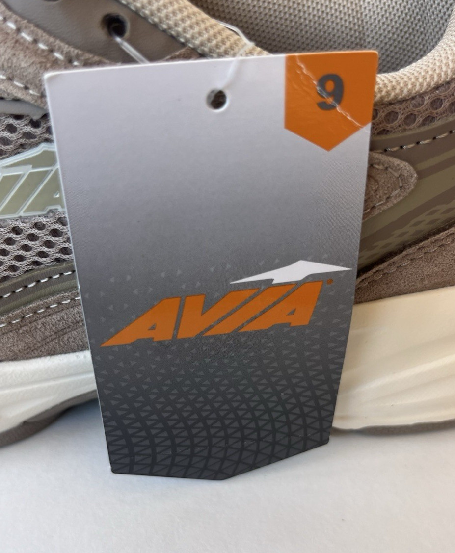 Avia Mens 5000 Performance Athletic Shoes Sneakers Leather & Suede Brown Size 9