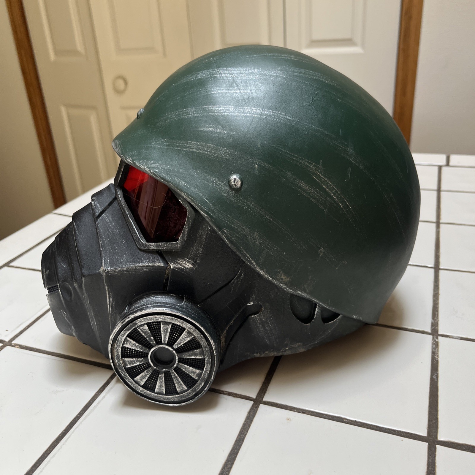 Game Fallout 4 NCR Veteran Ranger Armor Helmet Cosplay Adult Resin Display Model