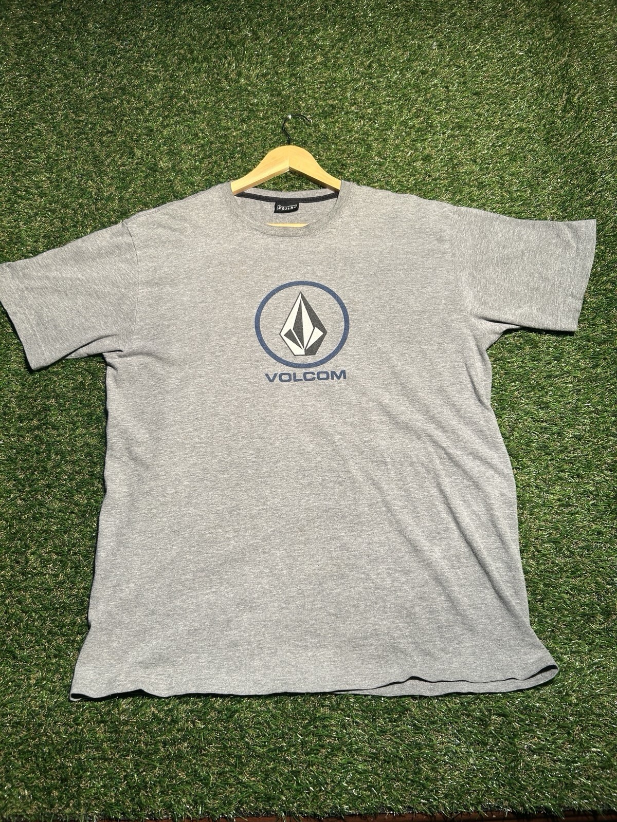 Volcom Men’s Gray Graphic Logo Crew Neck Short Sleeve T-Shirt Size XL