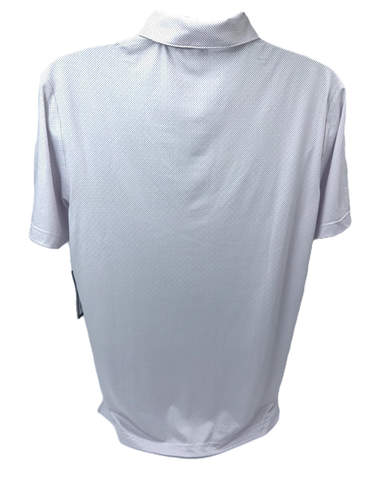 $65 Adidas Men’s Ultimate 365 Polka Dot Polo Shirt – White – Medium-New With Tag