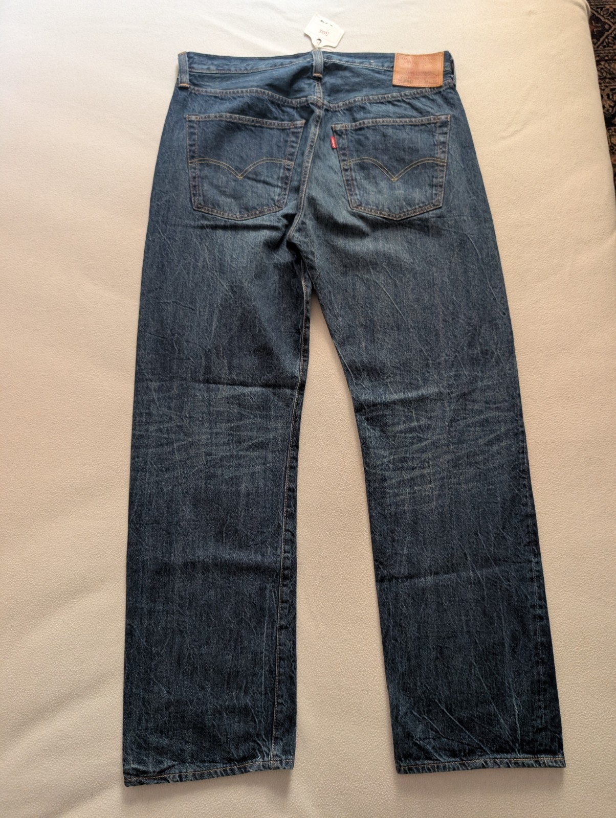 Levi’s 501xx Big E 1947 W36 L32 LVC Men Denim Selvedge Japan Blue Cotton Rivets