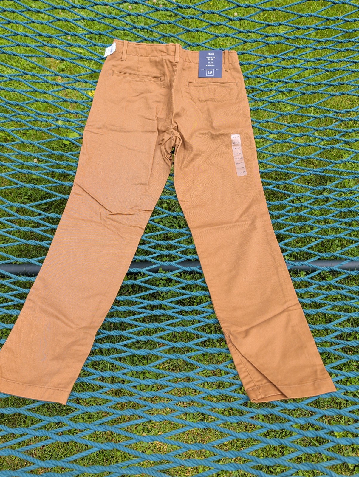 Gap Mens Lived In Slim Khakis 29x 30