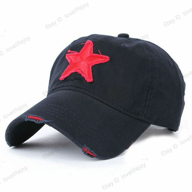 Men’s Star Hat Baseball Cap Golf Ball Casual Sun Cap Outdoor Sports Hat Workwear