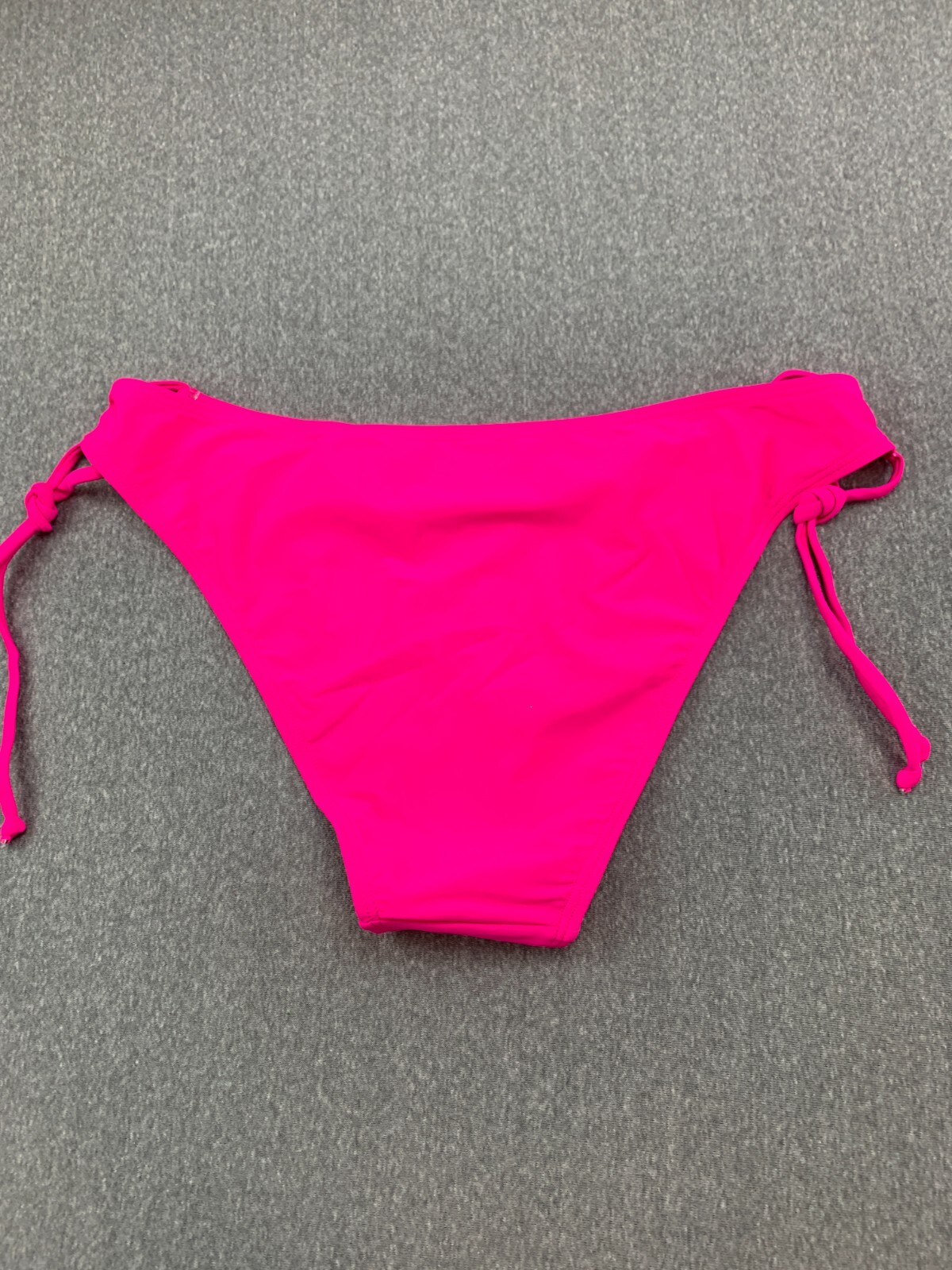 Zmart Lined String Bikini Tankini Swimsuit Bottom Womens size XL Bright Pink Tie