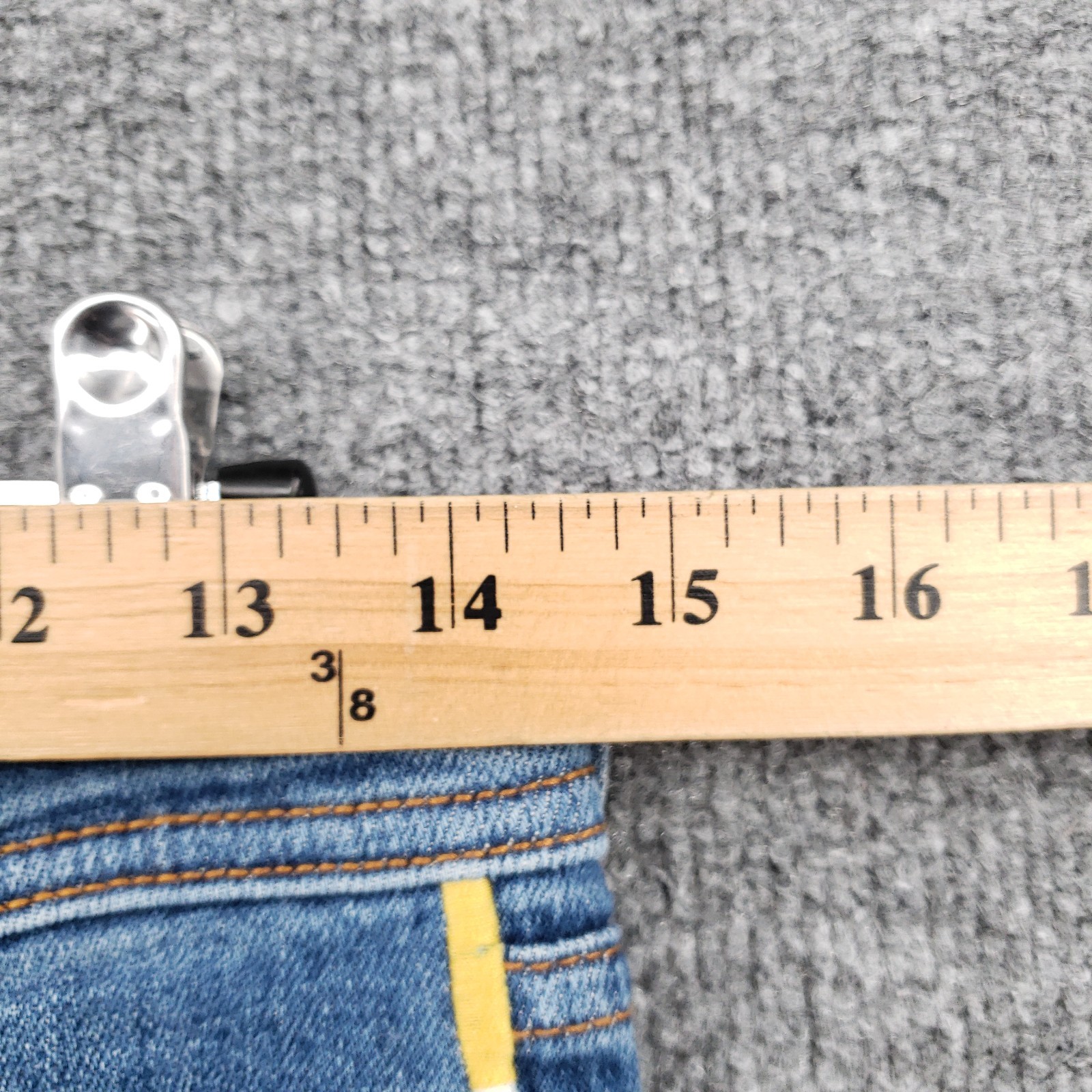 Pilcro Slim Boyfriend Cropped Jeans Womens 25P Petite Blue Side Stripe Denim