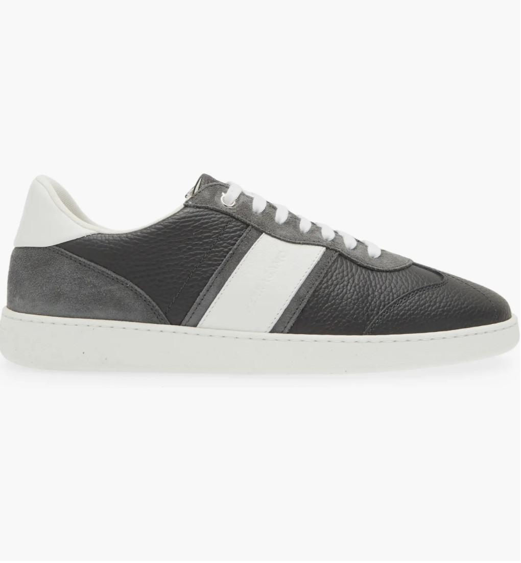 Ferragamo Achille 1 Low Top Sneaker 763472, Stromboli Sand – Retail $750
