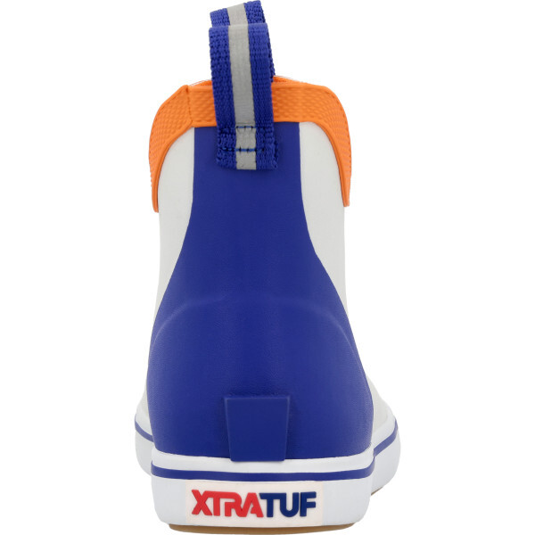 Xtratuf Kid’s Ankle Deck Boot – White Multi/Blue XKAB100