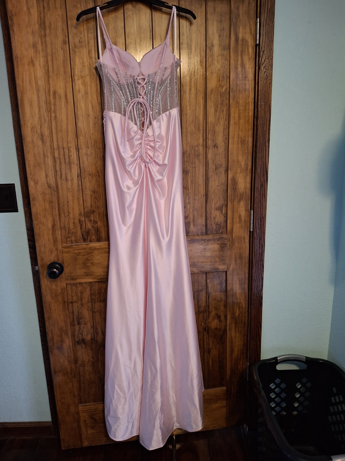 Ladivine by Cinderella Divine New Pink Beaded Prom Dress Size 6