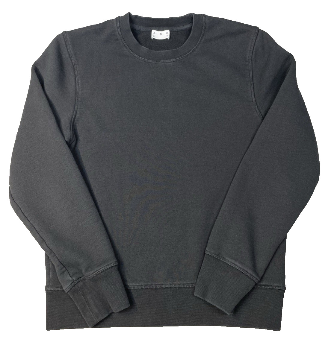 Asket The Sweatshirt Women’s Heavyweight Cotton Pullover Black Size XS