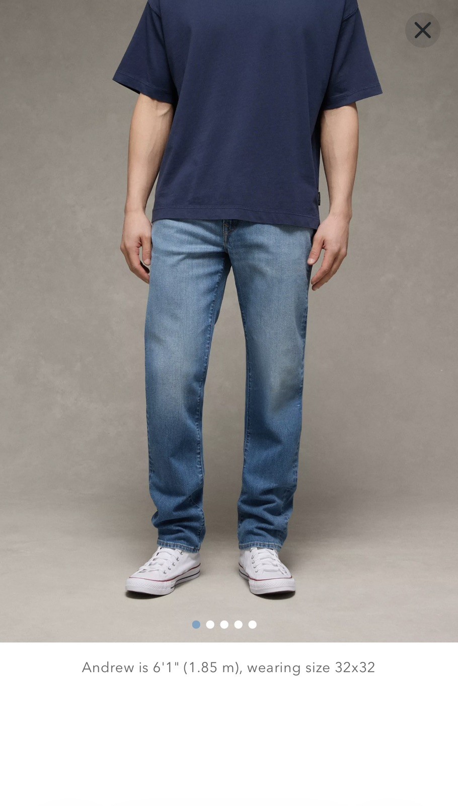 NWT- American Eagle Slim Straight Jeans AirFlex+ Bright Blue Size 31×30