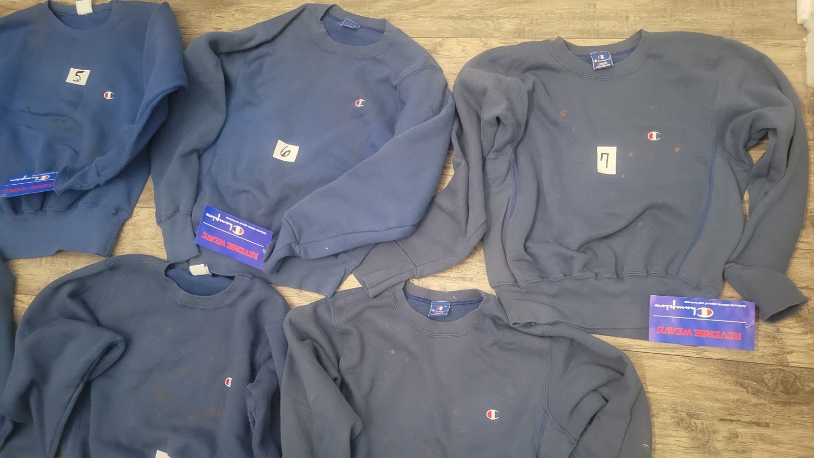 Vintage Champion Reverse Weave Small Made in USA Crewneck Sweatshirt 80s NOS…