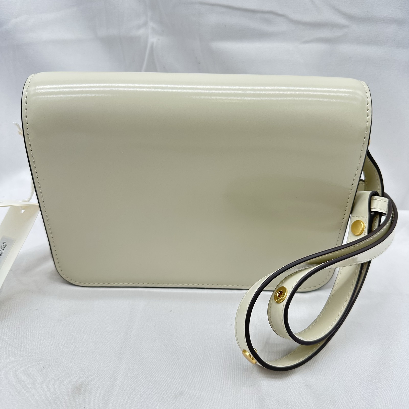 Tory Burch Womens Robinson Spazzolato Shoulder Bag Leather Shea Butter