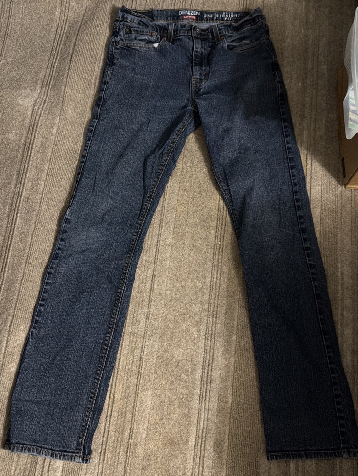 Denizen From Levi’s Men’s 232 Slim Straight Fit Jeans W32x L34