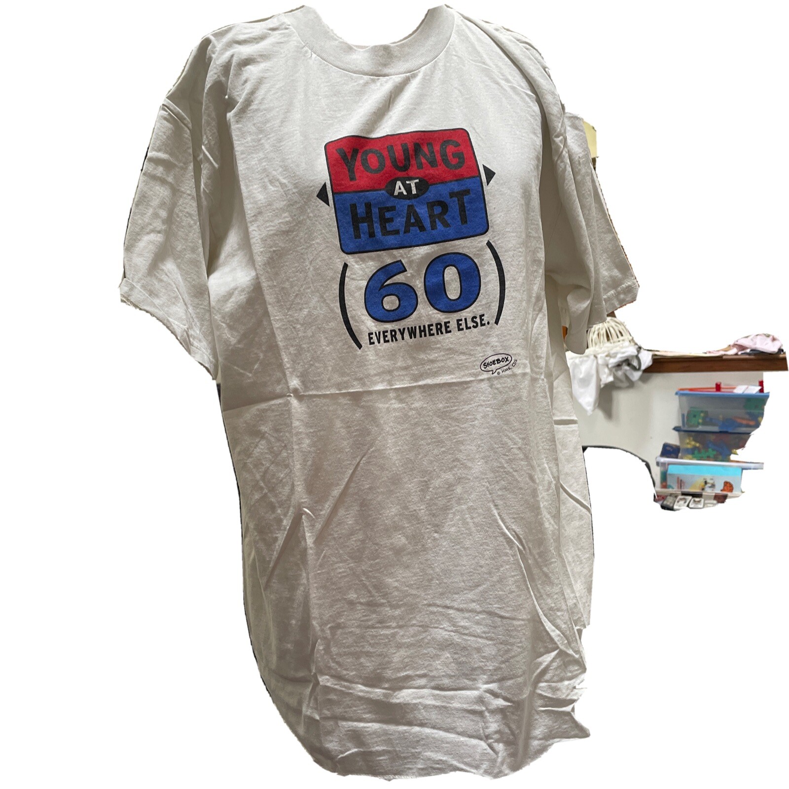 Silver Mountain Sportswear White Young At Heart 60 Else Were White Size Large