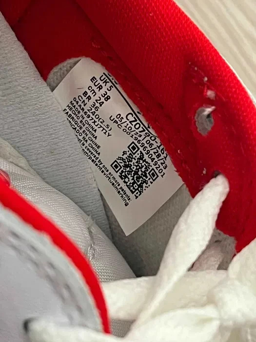 Size 5.5 – Air Jordan 1 Retro OG Low University Red