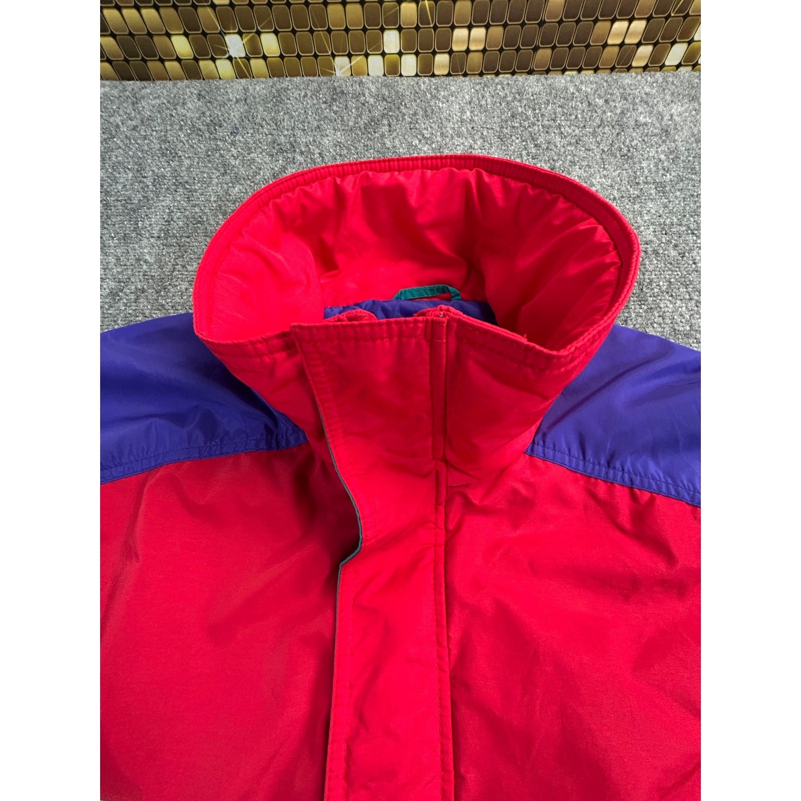 90s Vintage Columbia Powder Keg Ski Jacket Men’s Large Red Purple Made in Korea