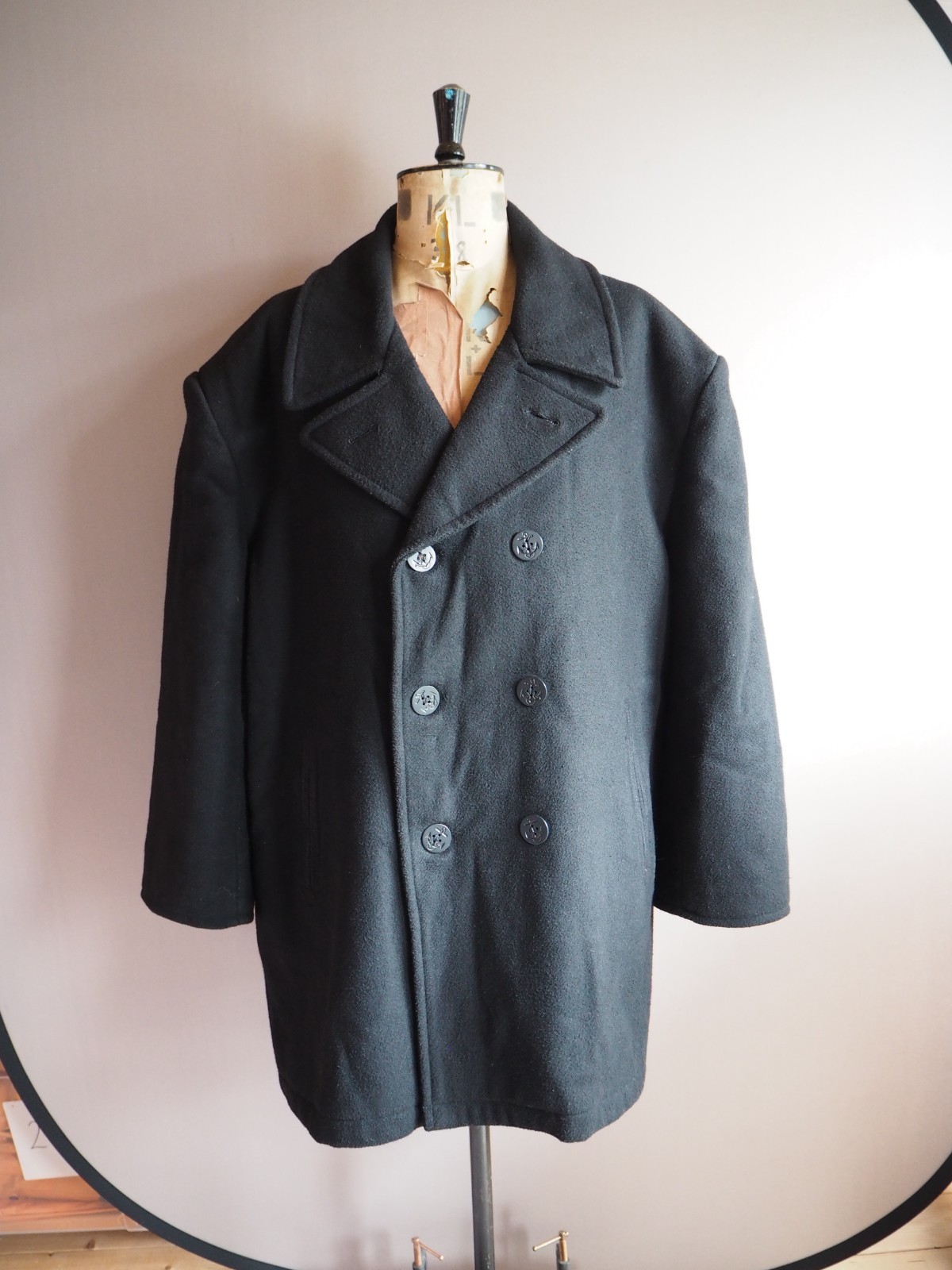 Mil-Tec US Navy Deck Jacket Mens Size 5XL Navy Wool Peacoat