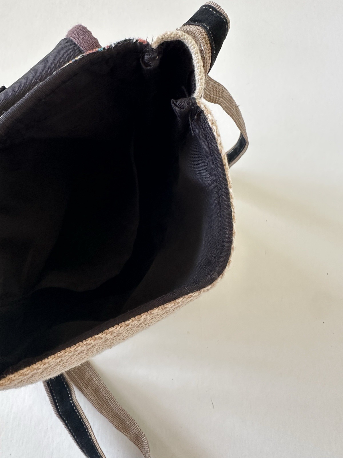 ThreadHeads Himalayan Hemp Asymmetrical Shoulder Bag Multicolored