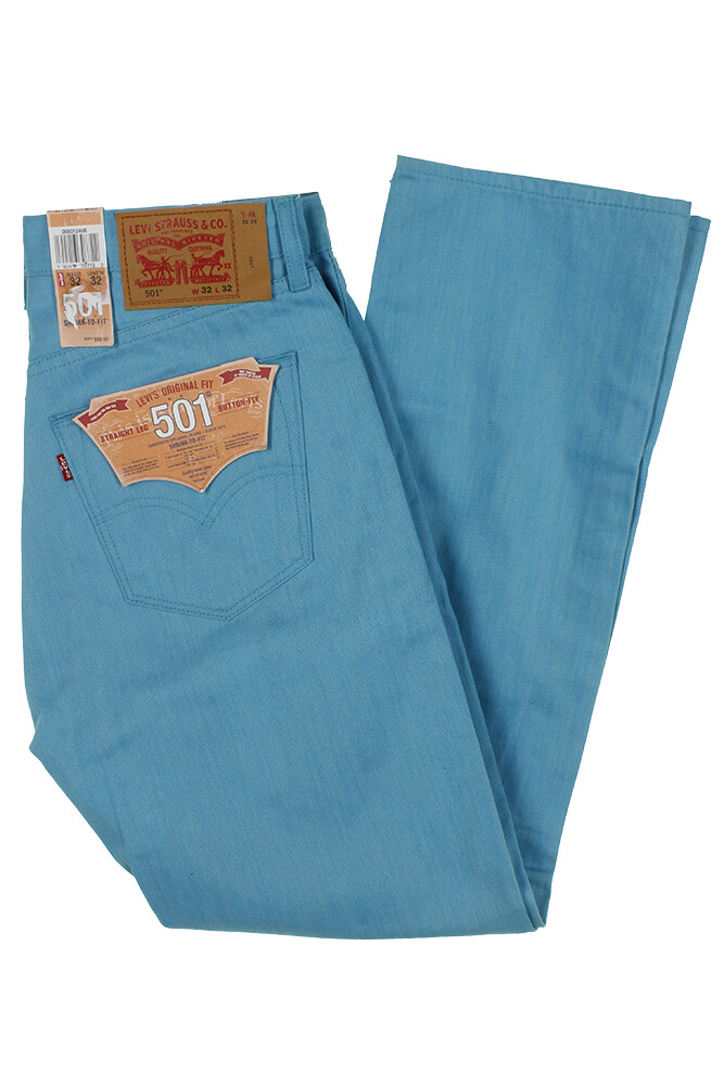 Levi’s Men’s 501 Denim Original Shrink to Fit Button Fly Jeans