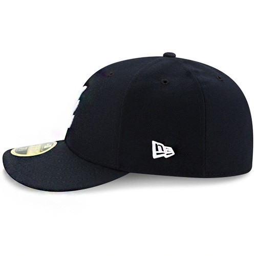New Era Atlanta Braves Navy Fitted Hat MLB Authentic Road 2017 Low Profile Cap