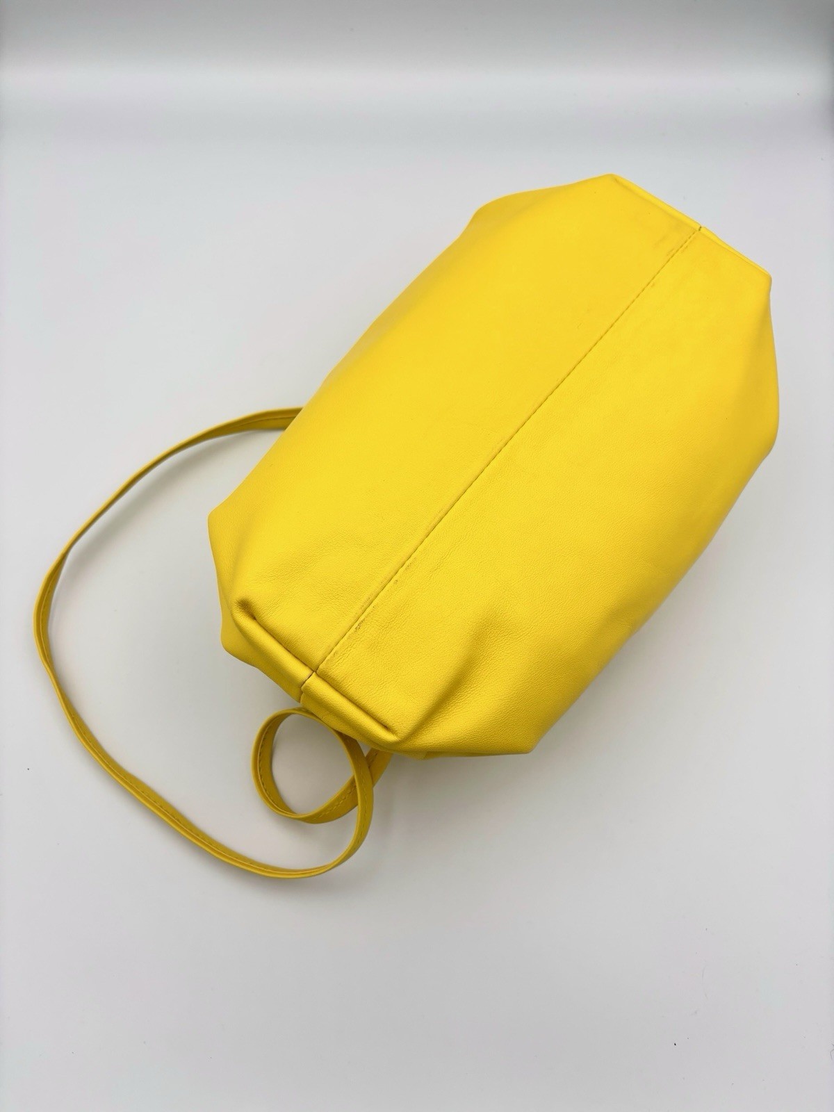 Handmade clutch bag (Bottega Veneta Pouch style) with shoulder strap