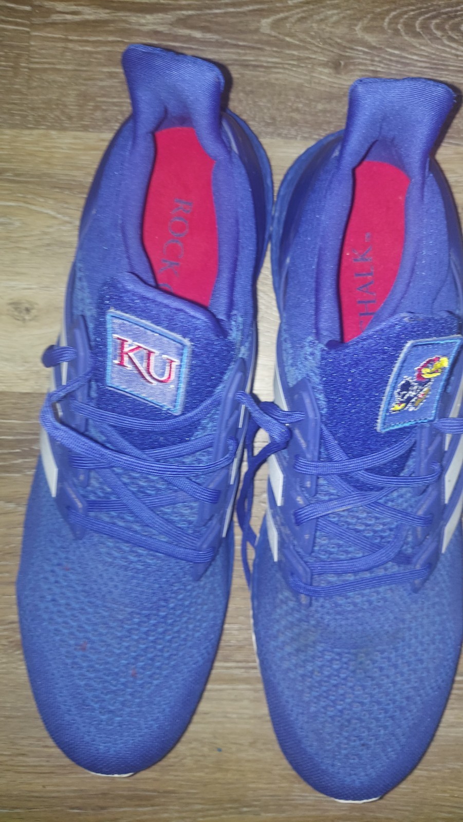 Kansas Jayhawks Blue Running Shoes Size 15