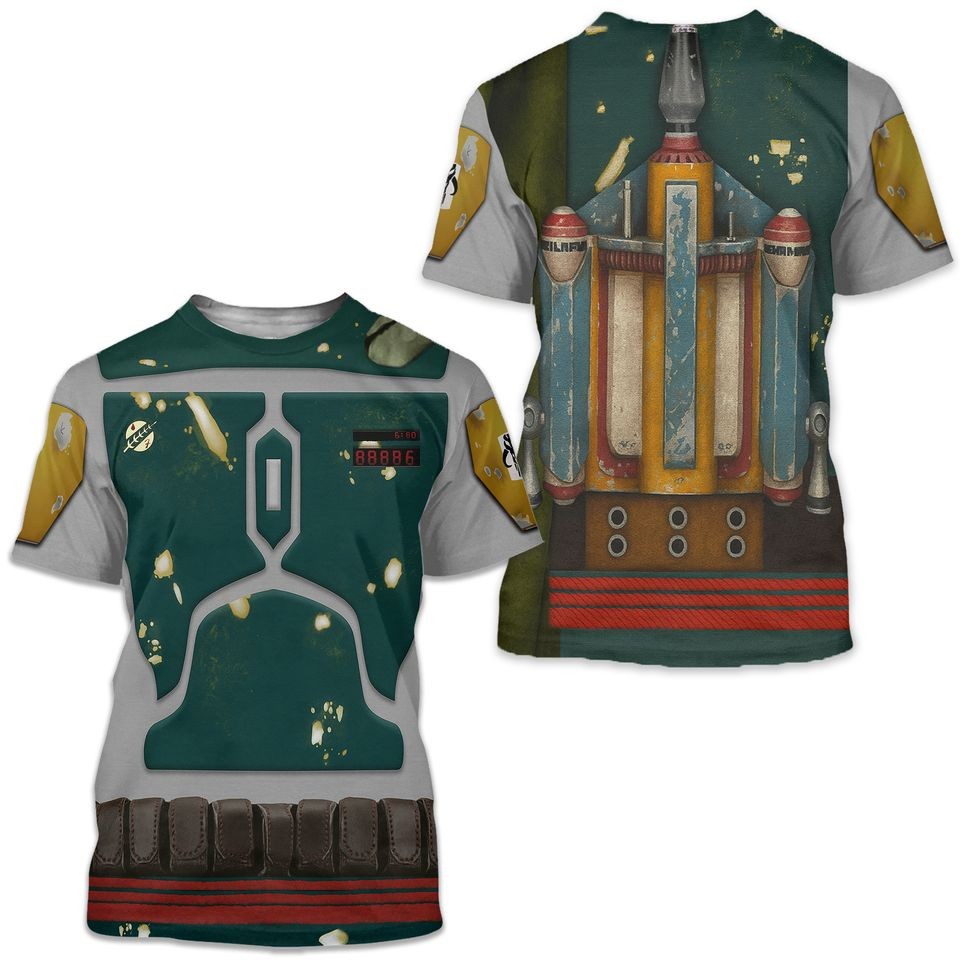 Star Wars Gearhumans 3D S.W Boba Fett T-Shirt New