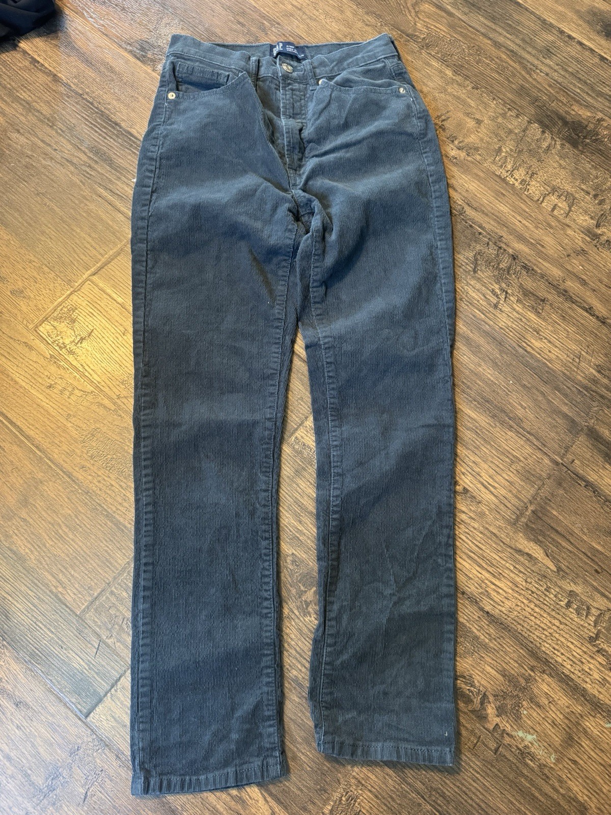 GAP Women’s High Rise Slim Corduroy Jeans Dark Wash Stretch 5-Pocket 2/26R