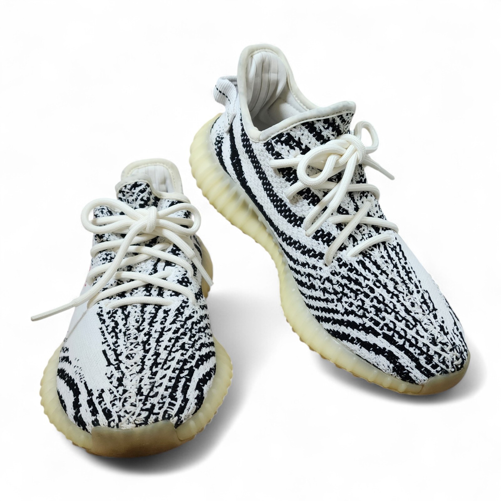 Adidas Yeezy Boost 350 V2 ‘Zebra’ Streetwear White Black Red CP9654 Men’s Size 6