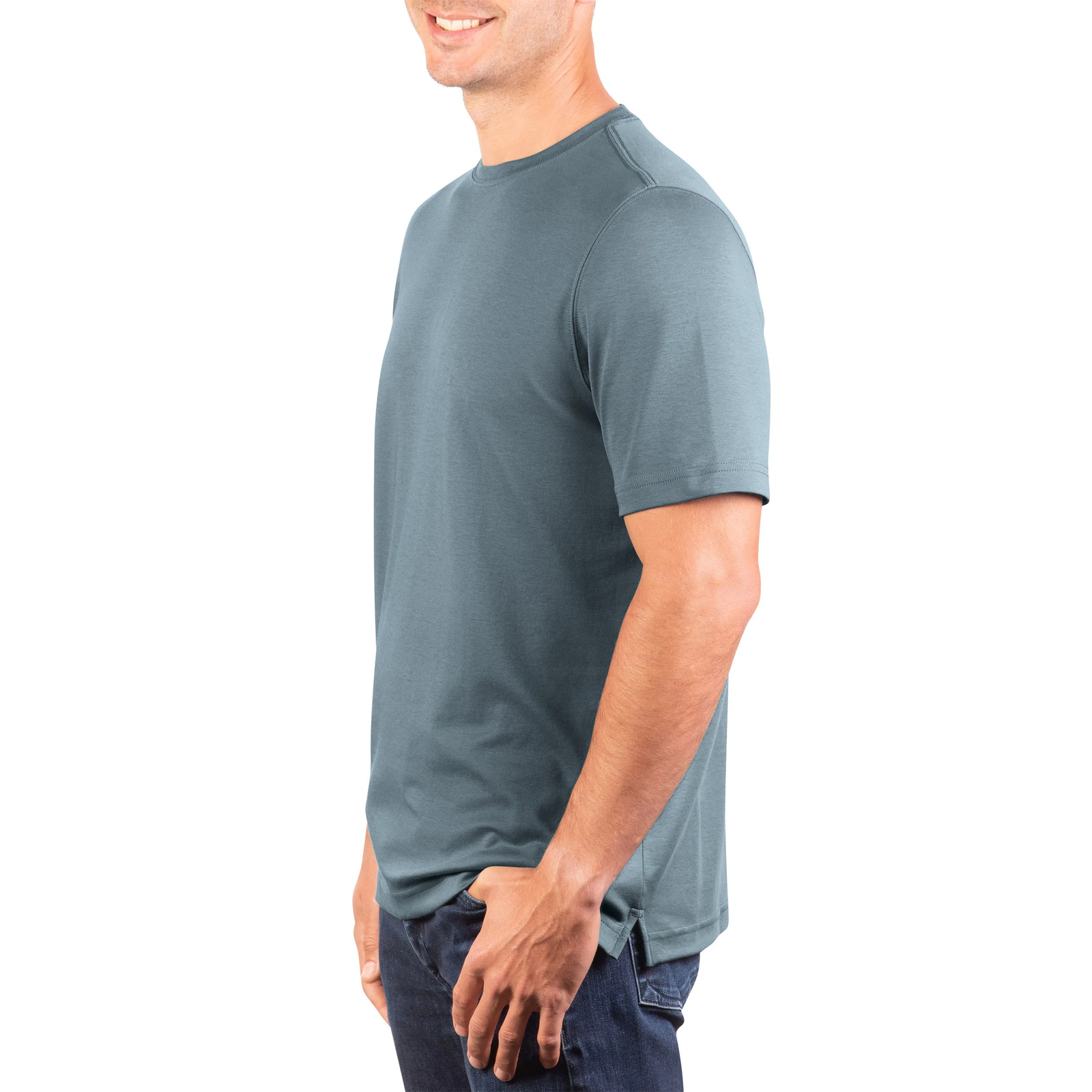 Kirkland Signature Men’s Pima Tee Pima Cotton Pre-Shrunk