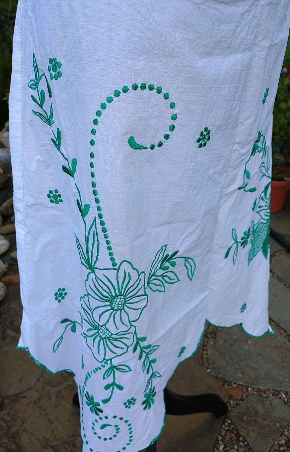 Vintage Rampage Clothing Company Embroidery Skirt Floral Pattern Women’s Sz 11
