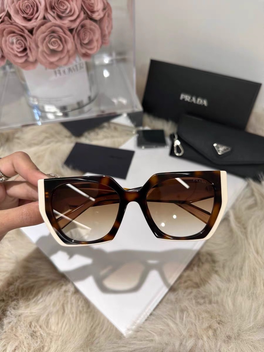 PRADA PR15W Tortoiseshell Frame Brown Lens Sunglasses 54 19-140