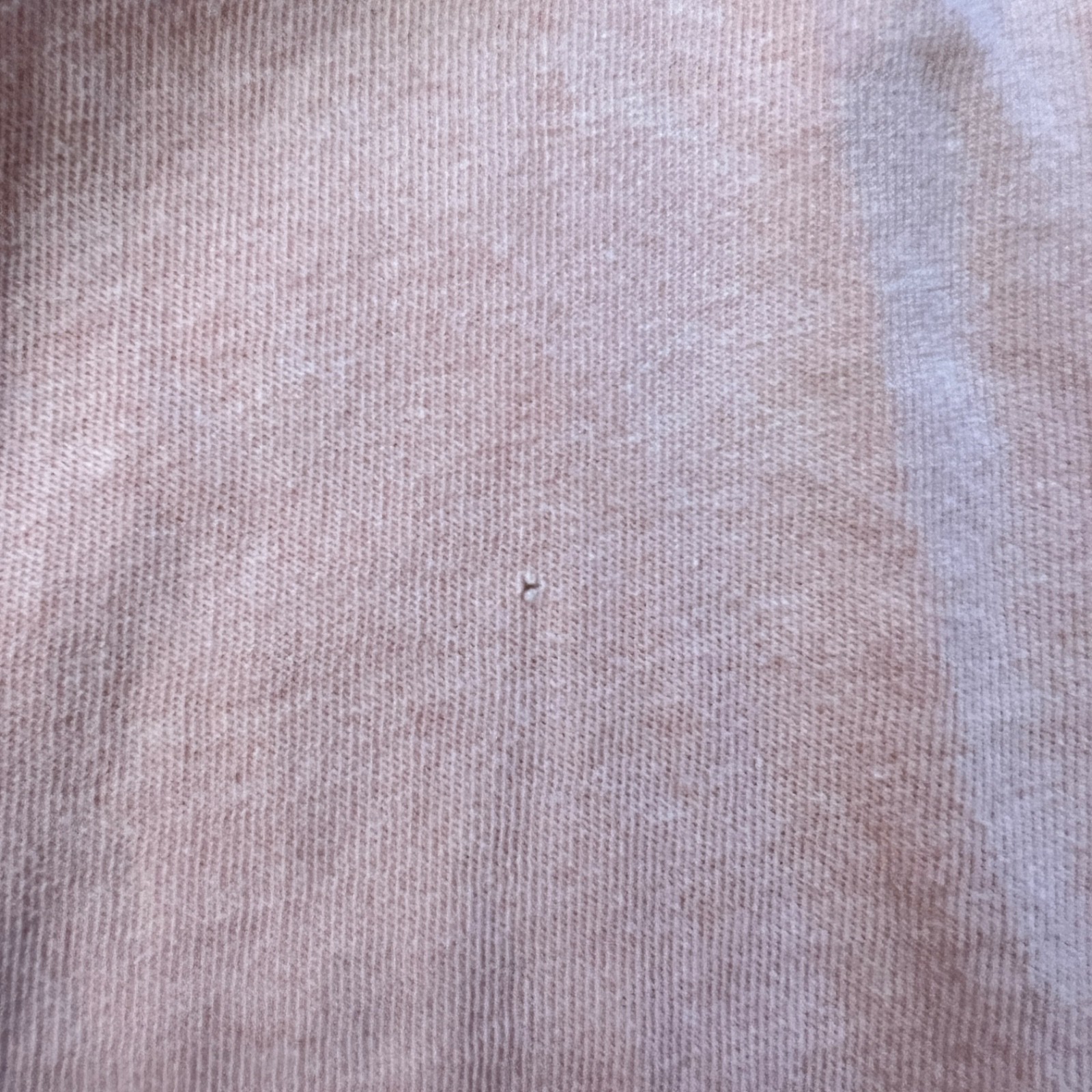 PINK Victoria’s Secret Ruched Long Sleeve Tee Size M Faded Orange