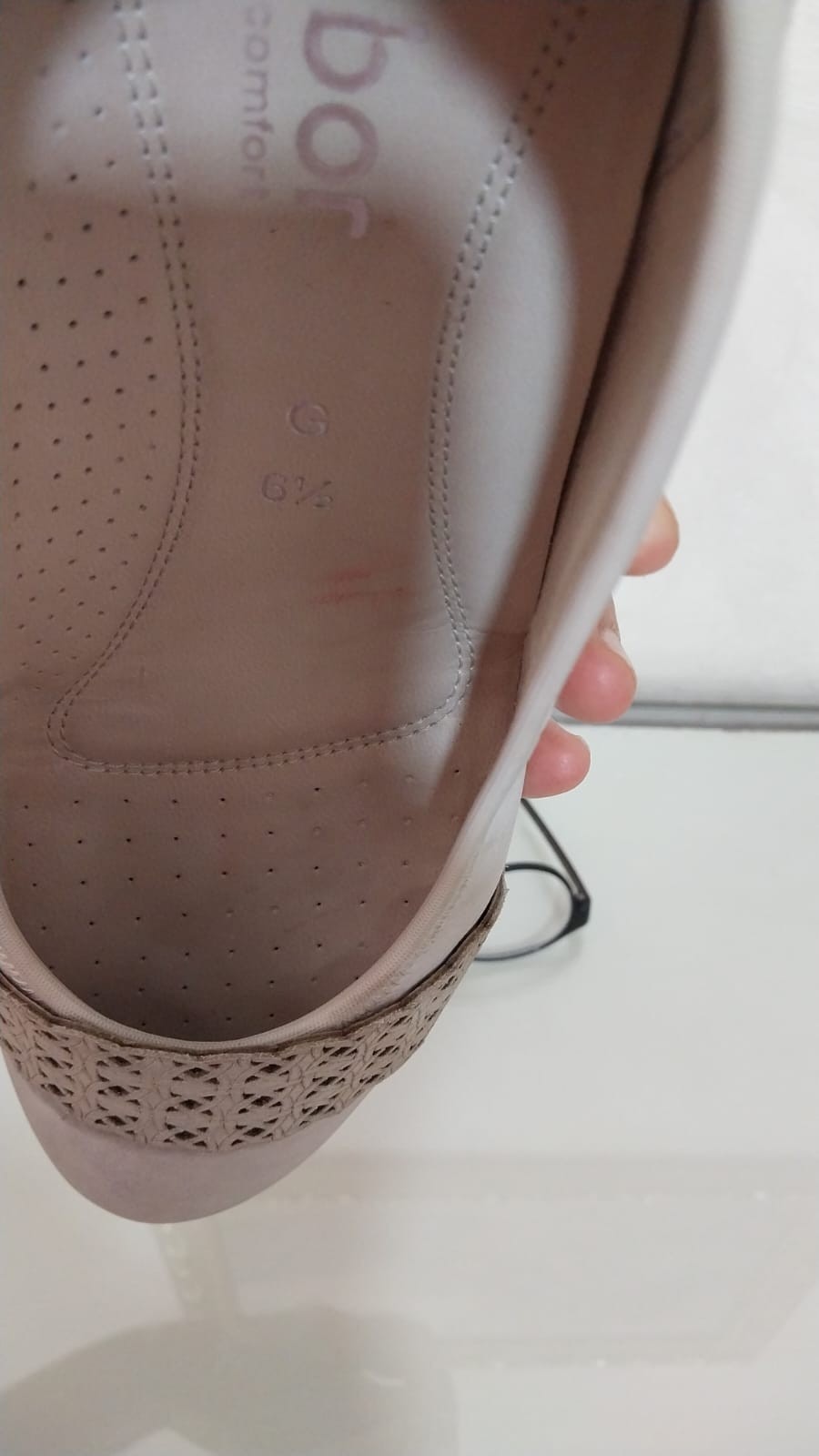 Premium Gabor Comfort Leather Ballerina Flats – Size UK 6.5 (G Fit)