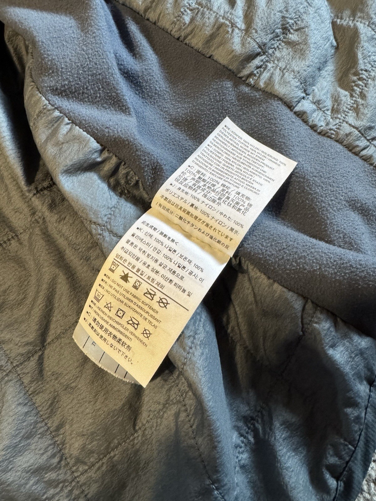 Arcteryx Atom SL Hoody Insulated Full Zip Blue Grey Jacket Mens Size XL Hoodie