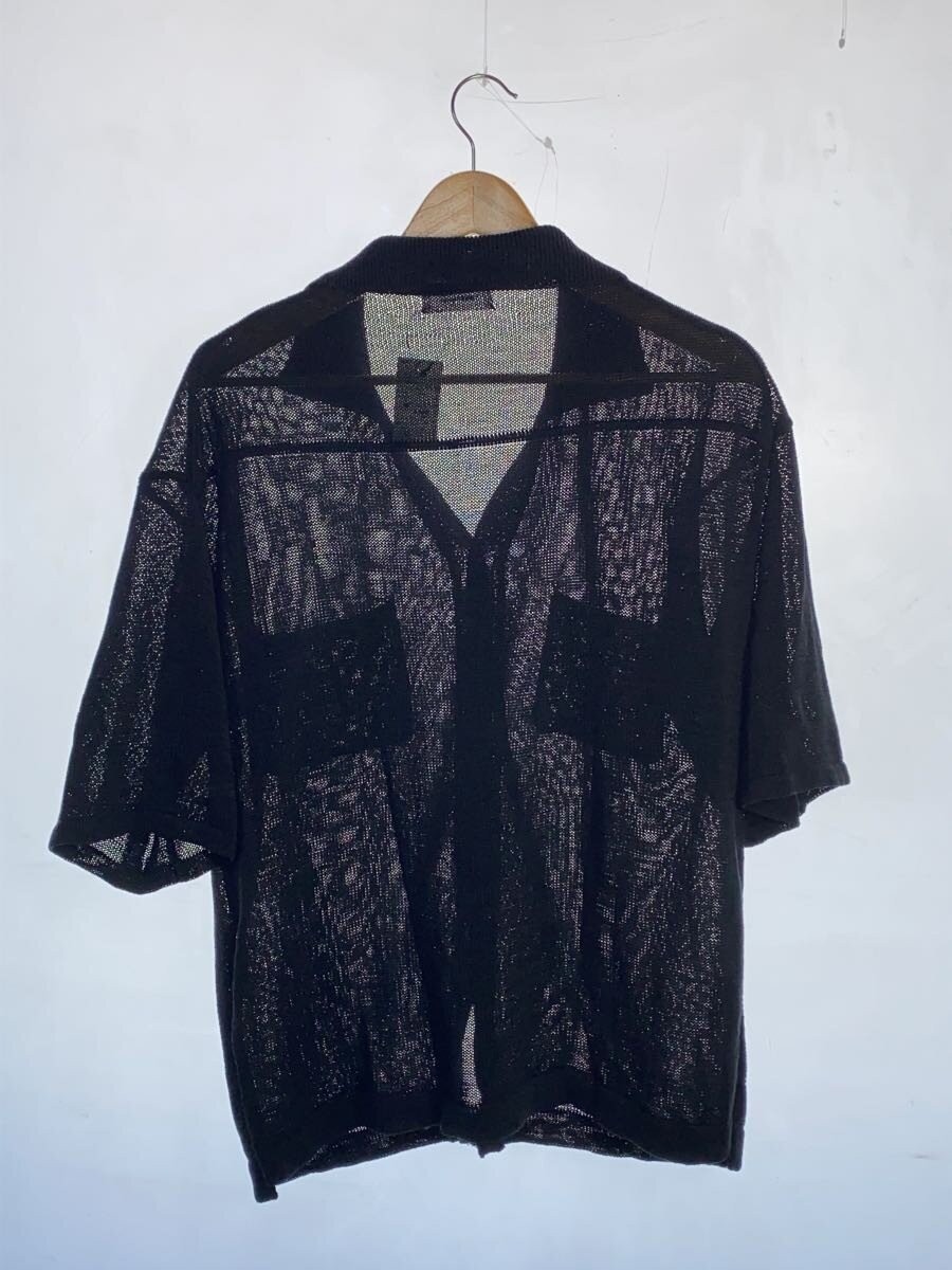 MIESROHE Short-Sleeve Cut and Sewn, FREE Size, Cotton, Black, MWNT252004, Knit O