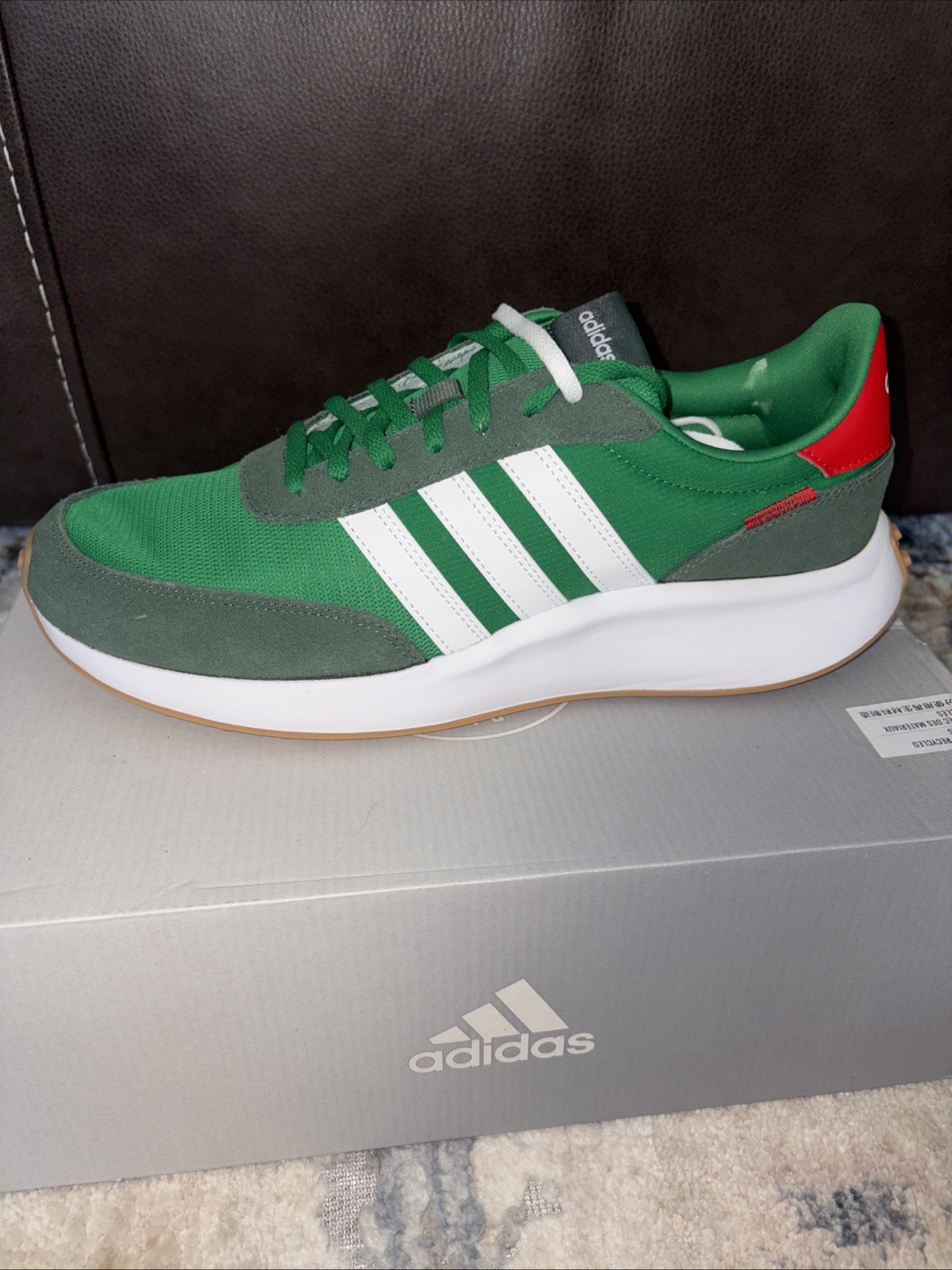 Size 11 – Adidas Run 70s Green Red