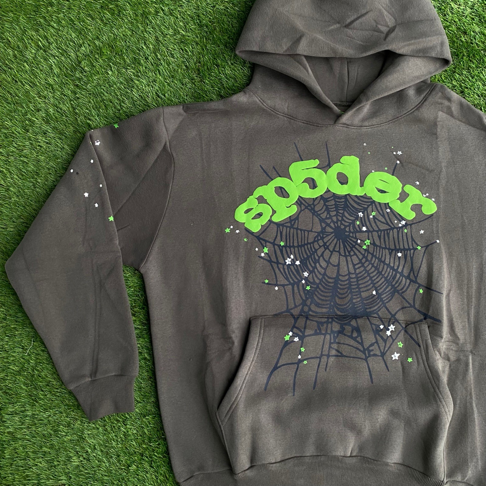 *BRAND NEW* Spider Worldwide “Slate gray” Hoodie – Ready To Ship🚚💨 (Size M)