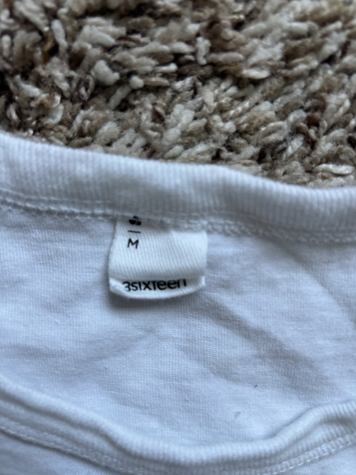 3sixteen Heavy Weight Tee Size M / White