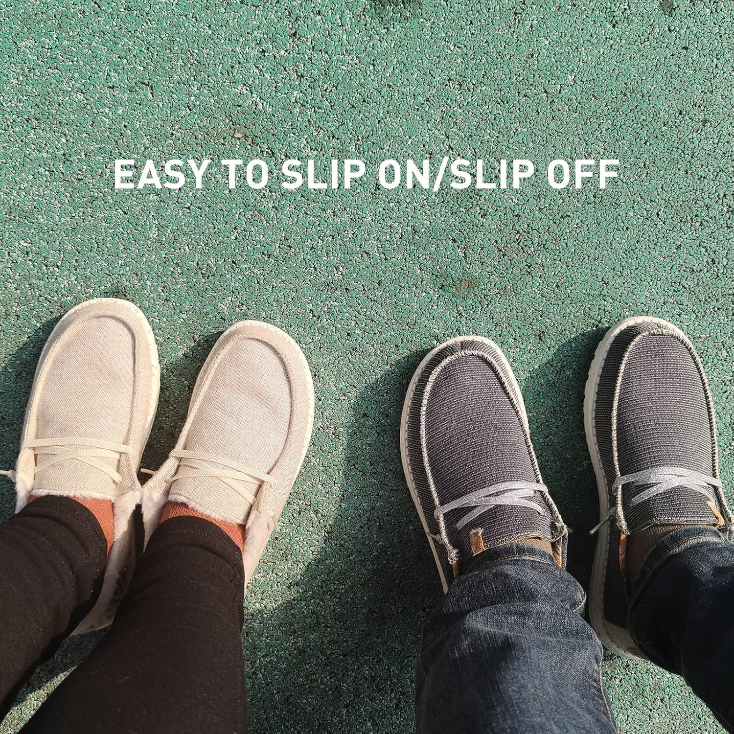 2 Pairs Elastic Flat Shoe Laces for Hey Dude, Flat Shoelaces,Shoe Strings Replac