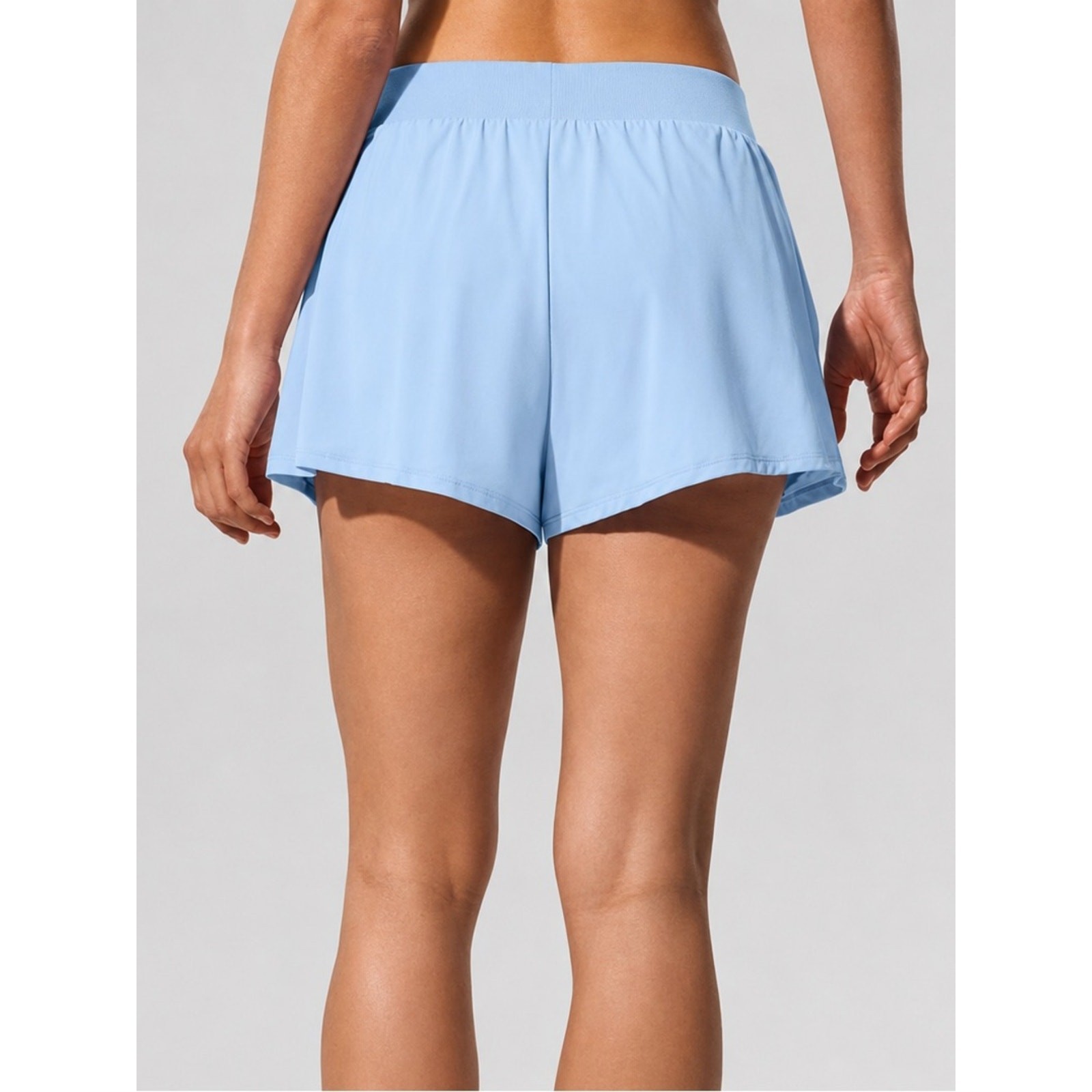ALO Yoga Breezy Short Seashell Blue Small NWT Rare Sold Out Hard To Find