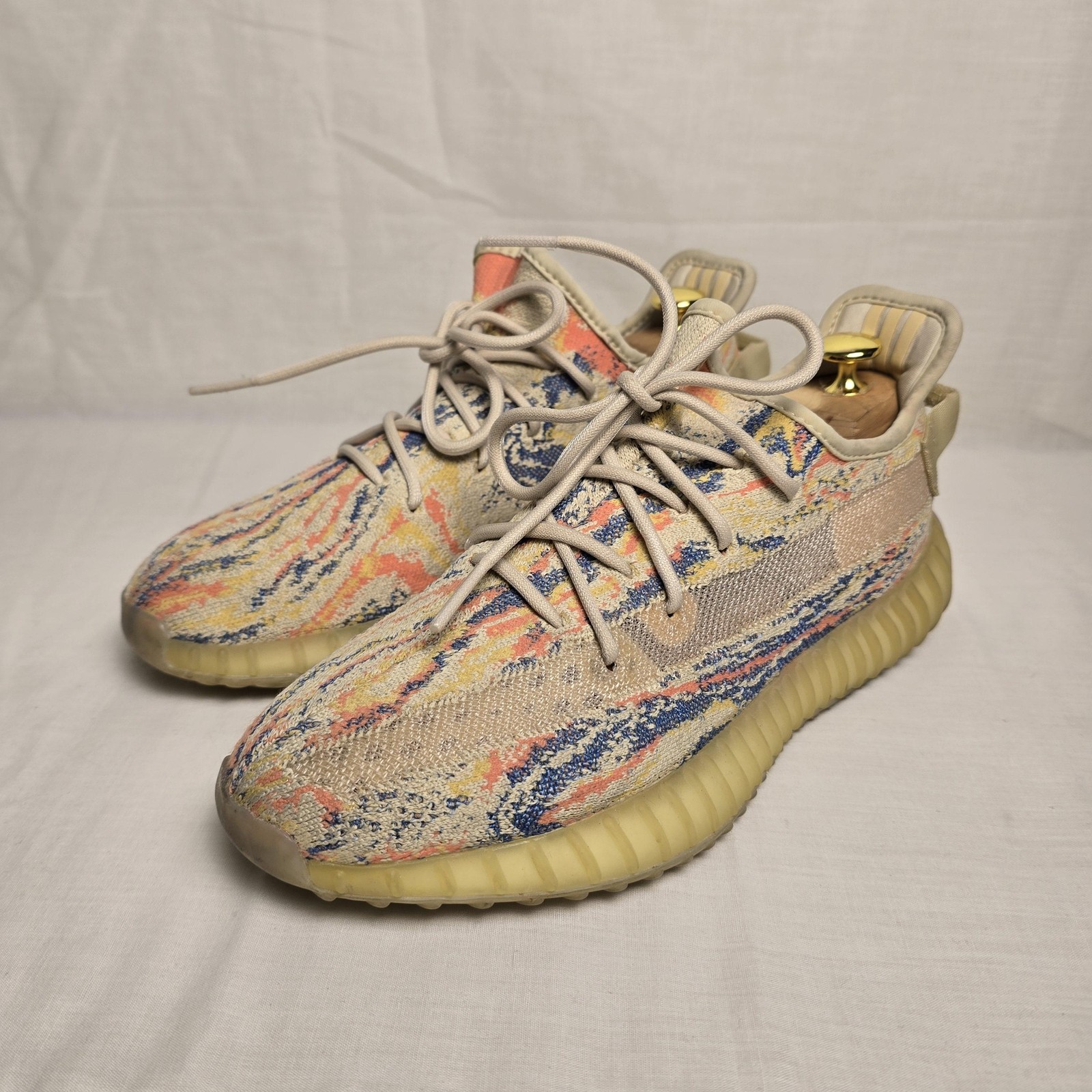 Adidas Yeezy Boost 350 V2 MX Oat Shoes Mens Size 8.5 Multicolor Tie Dye GW3773