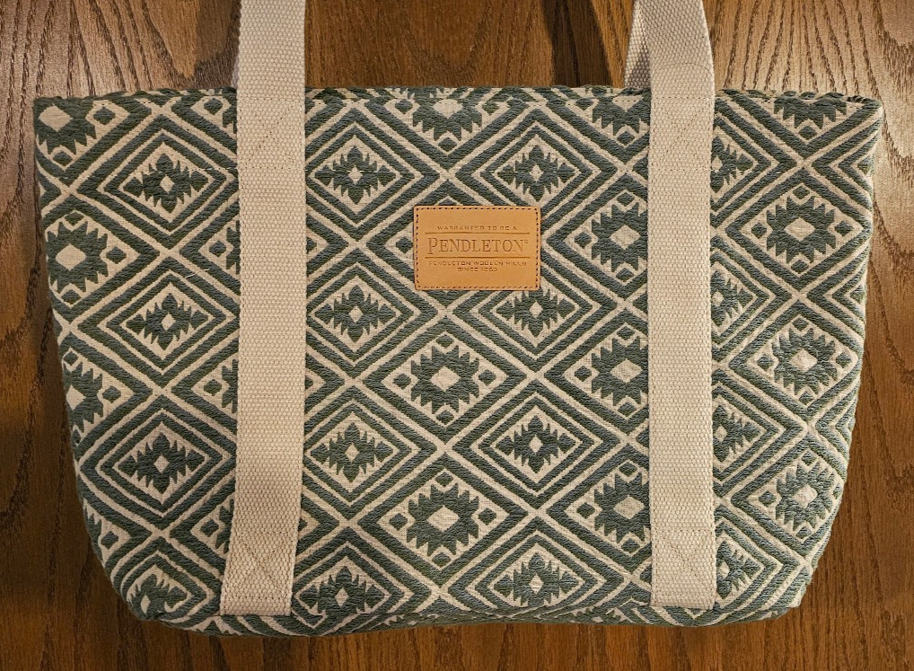 Pendleton Large Emerald Creek Tote Green Bag NWT