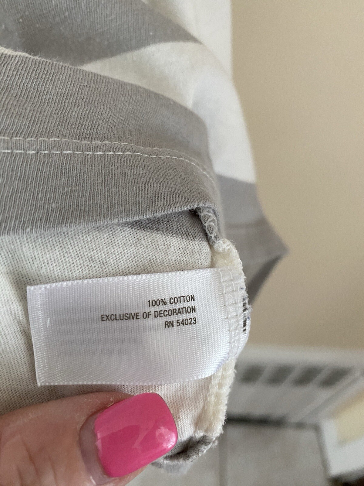 Old Navy Gray/Ivory Striped Sleeveless Top w/Crocheted Trim Sz XXL